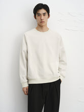 Men's Basic Jacquard Crewneck Sweatshirt